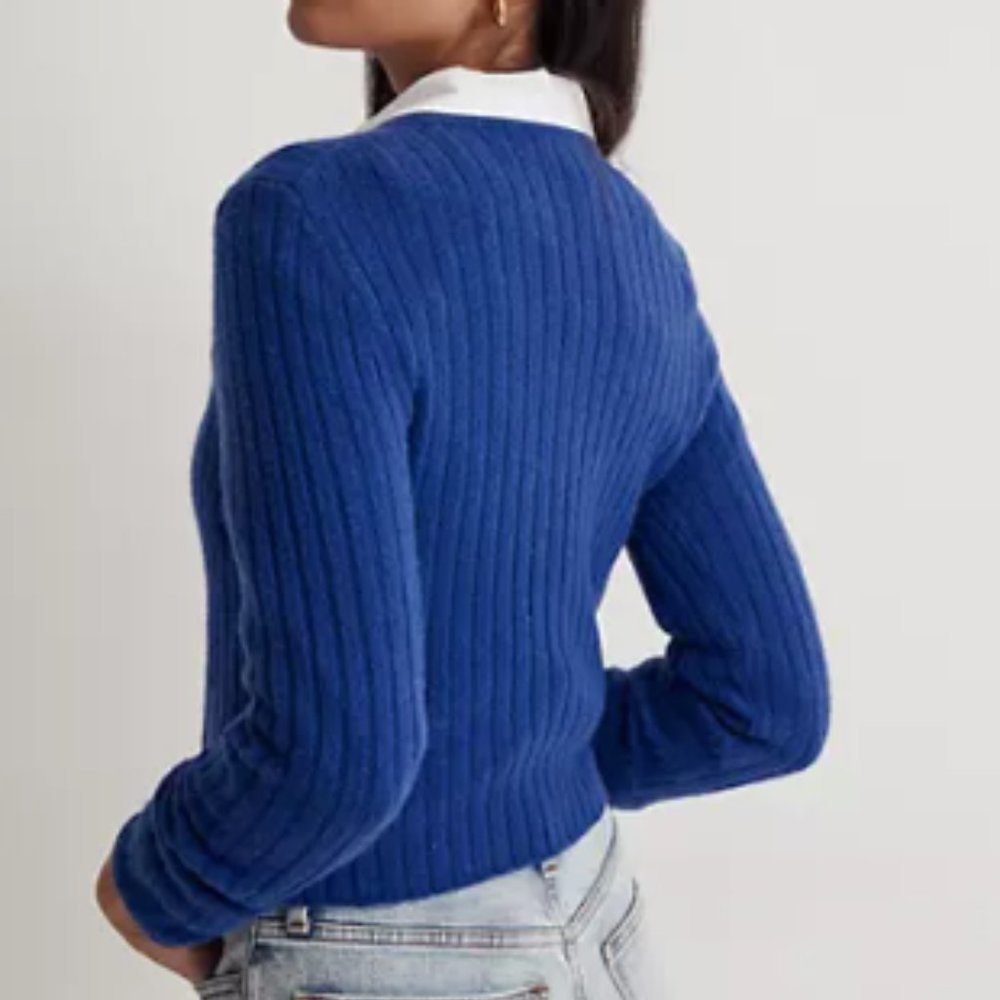 Madewell Readfield Pullover Sweater in Voyage Blue - Picture 2 of 6
